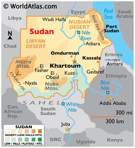 Map of South Sudan